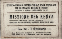 Serie XVI - Il Missionario